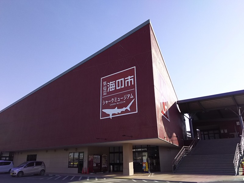 魚市場に隣接する観光物産施設「海の市」。コワーキングスペース「スクエアシップ」はこの２階に入居している（来年度、新しい施設へ引越し予定）。