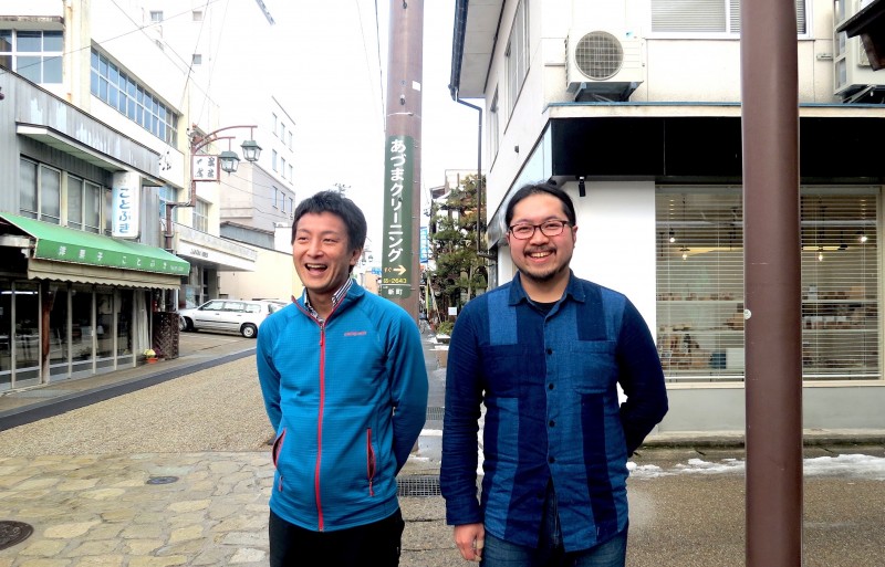 興膳健太さん（左）と諸橋有斗さん（右）