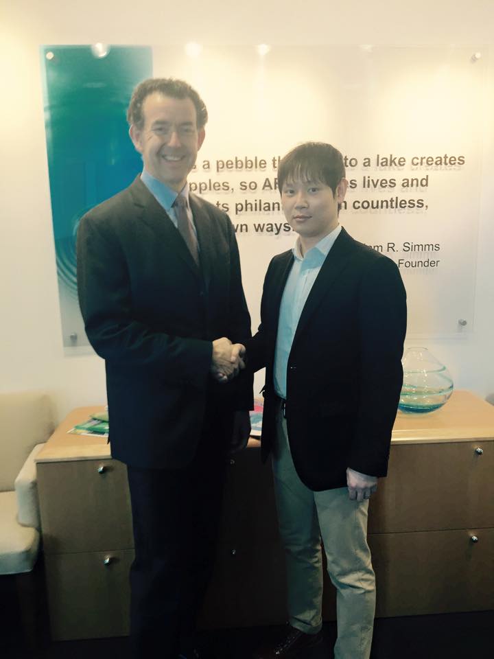 山元さんとアンドリュー氏