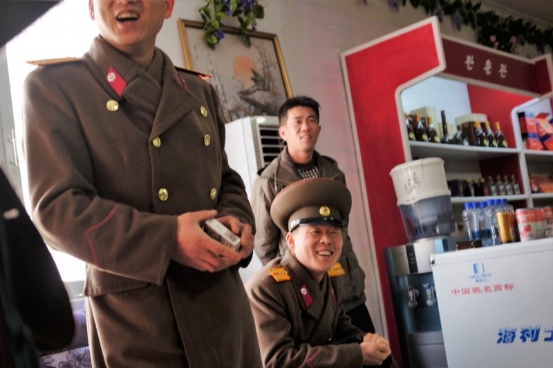 軍人の方々（田村さん撮影）