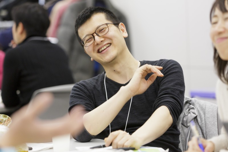 両育わーるどの重光さん。自身に難病を抱えながらも活動を続けている