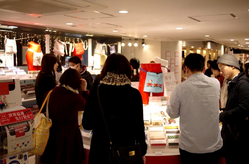 小田急百貨店でのふんどしフェア