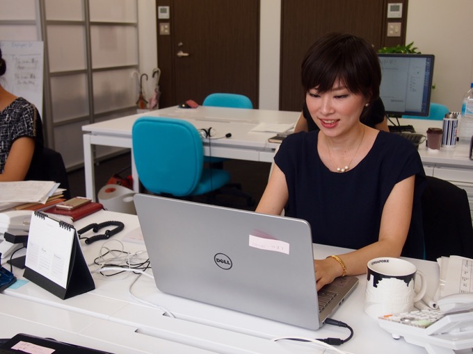 虎ノ門のオフィスにて