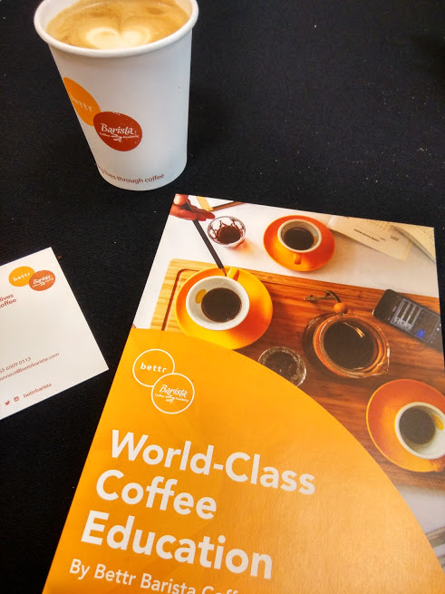 大賞を受賞した「Bettr Barista's」のパンフレット