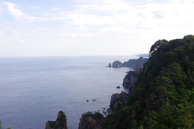 北山崎の景勝地