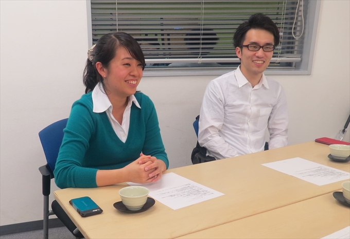 インタビュー風景