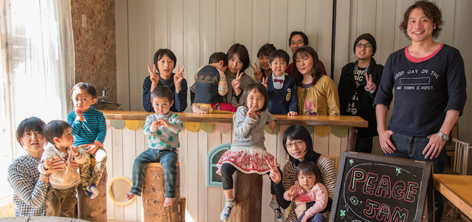 工房併設のカフェ