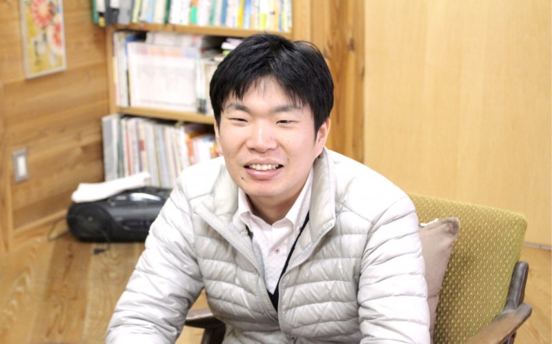 くるくる工房にて。谷さんと東さんで移住対談をしていただきました