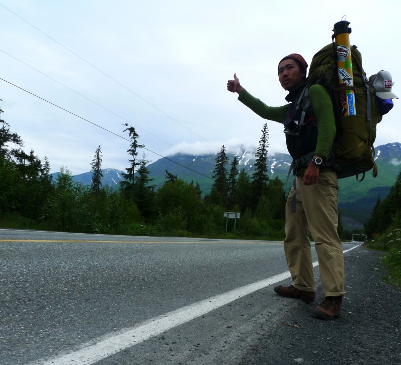 トリミング後2①Alaskaヒッチハイク&釣り旅 1_2 Patagonia時代