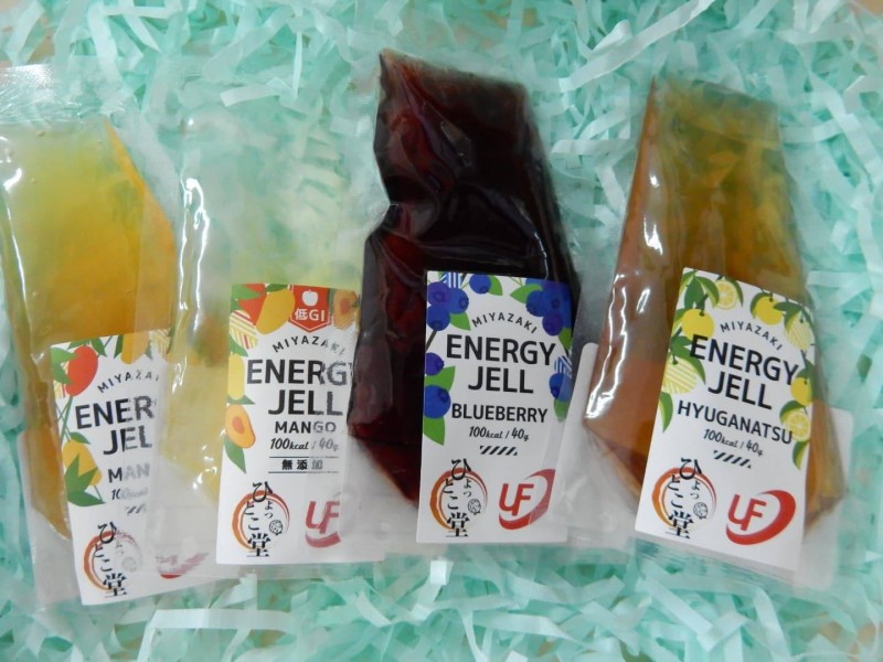 地元の果物を使ったエネルギージェルを共同開発