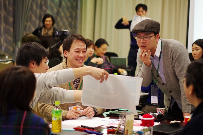 みちのく創発キャンプの様子。中央左は石巻2.0代表の松村豪太さん