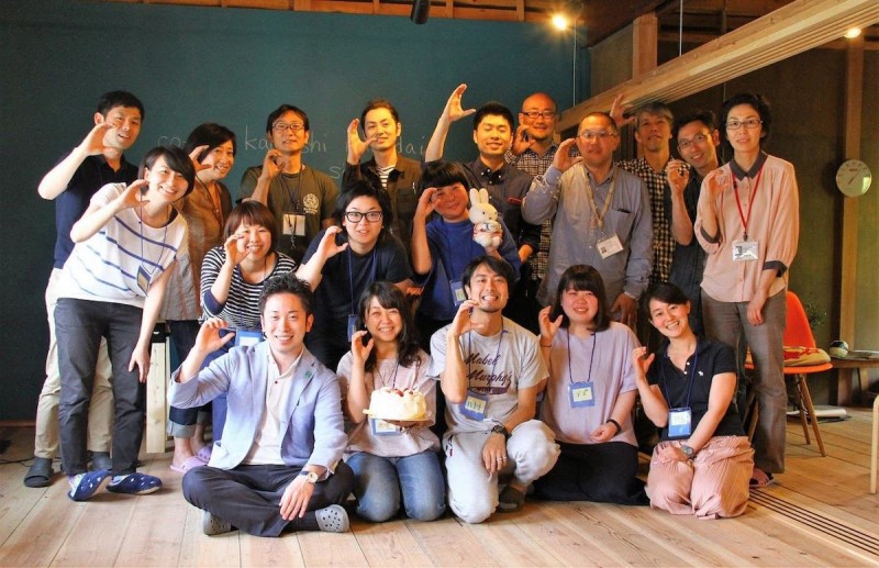 釜石ローカルベンチャーコミュニティ関係者が集まっての集合写真