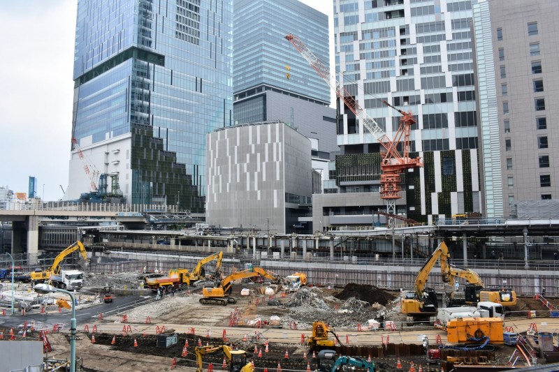 渋谷周辺では再開発がピークを迎えている