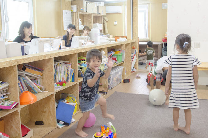 スタッフさんの子どもたち