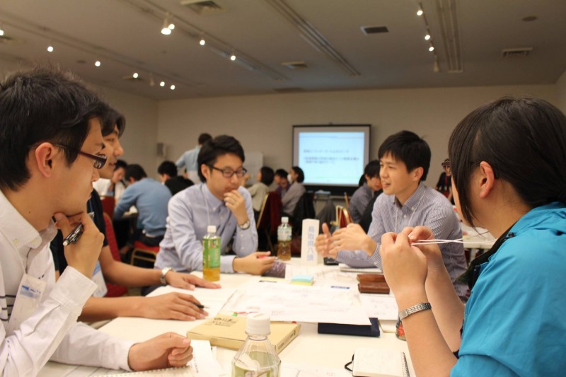 東京での研修の様子