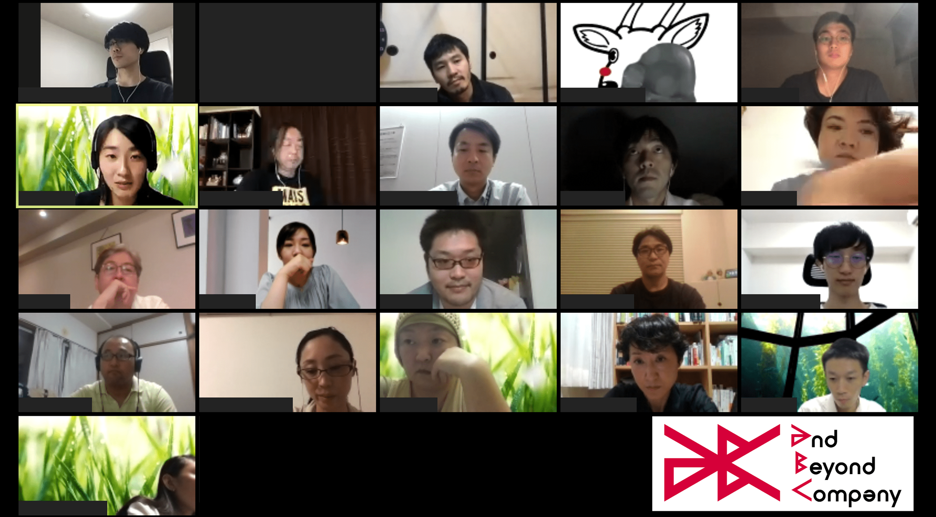 金森さんのブレスト会議の様子