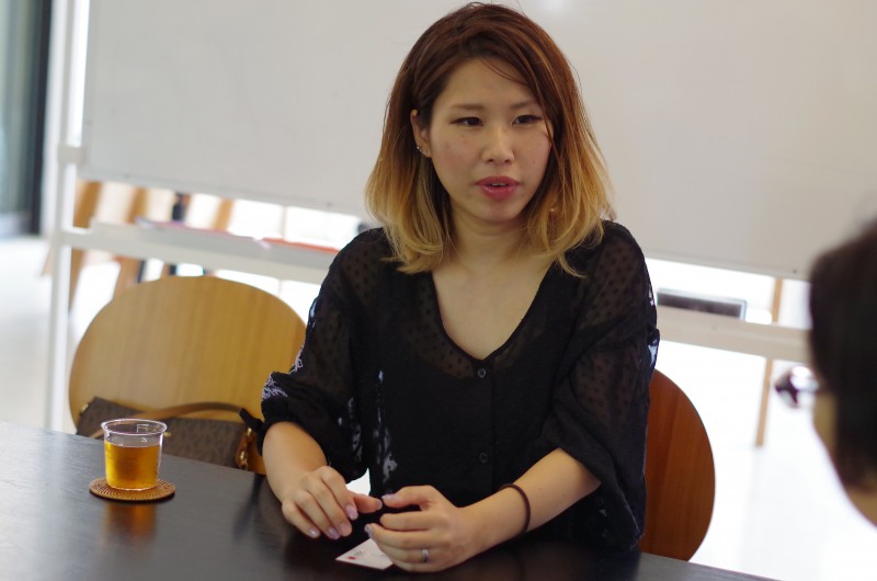 黒澤さんが話しているところ