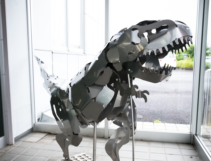 入り口でお出迎え