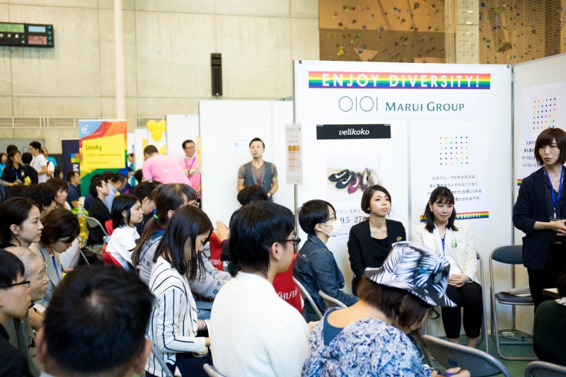 昨年度の企業ブースの様子