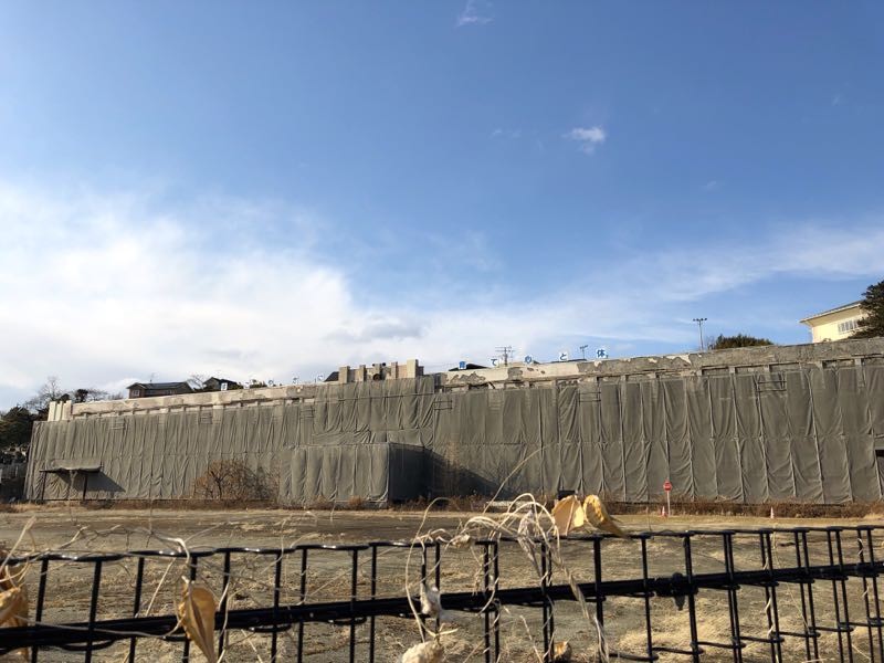 当日学校にいた全員が逃げて助かった門脇小学校。校舎の一部は震災遺構として保存されることが決まっている。