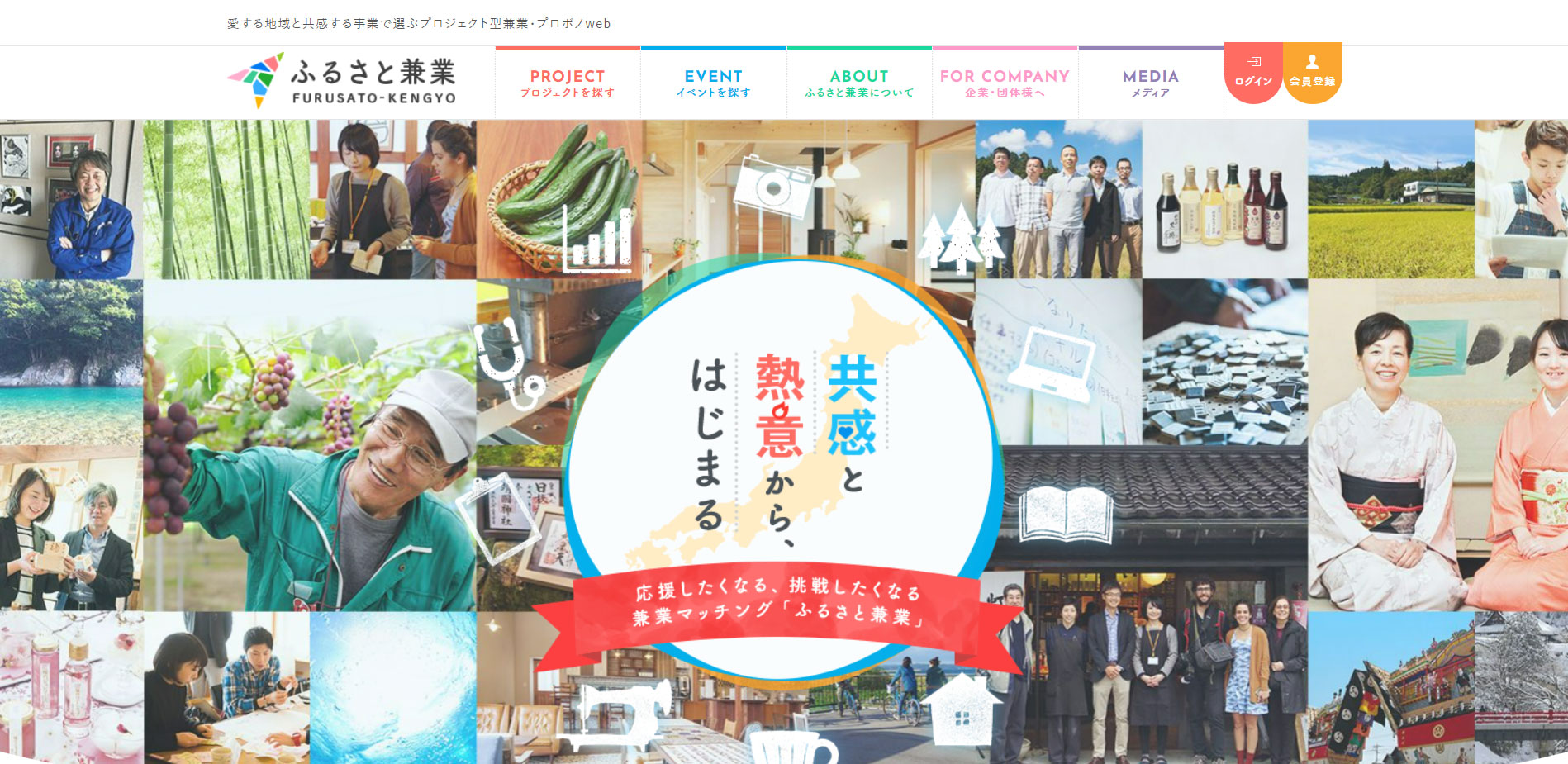 ふるさと兼業WEBサイト