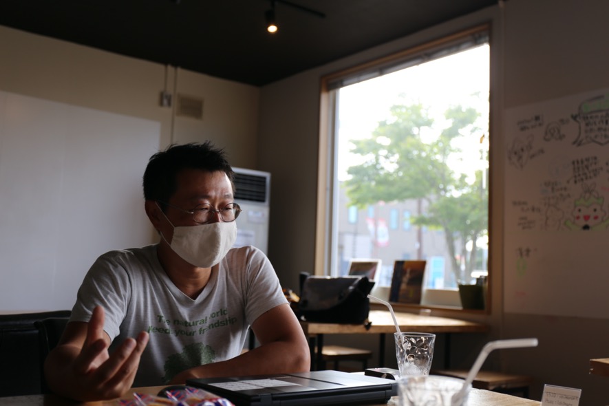 厚真町の若手有志が開設したコミュニティスペース「イチカラ」にて 