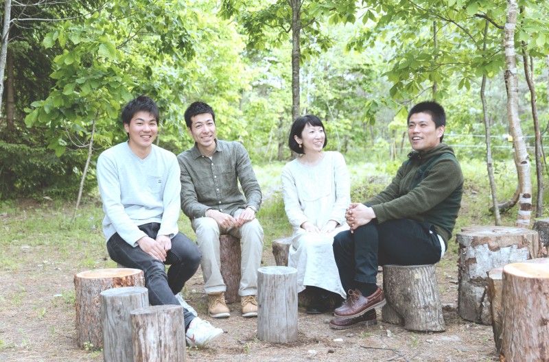 ローカル事務局の「NPO法人森の生活」。コーディネーターとともに新規事業立ち上げを目指す人をサポートする。