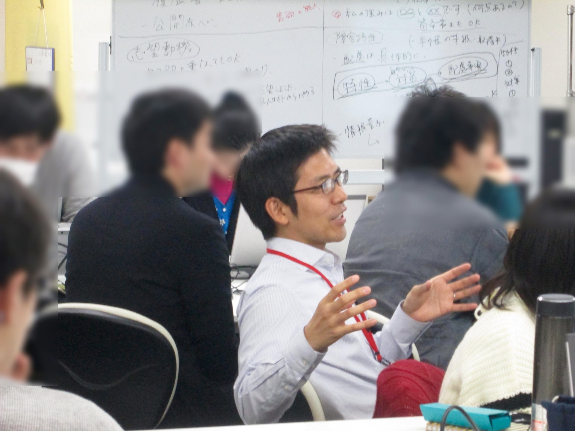 訓練中のようす