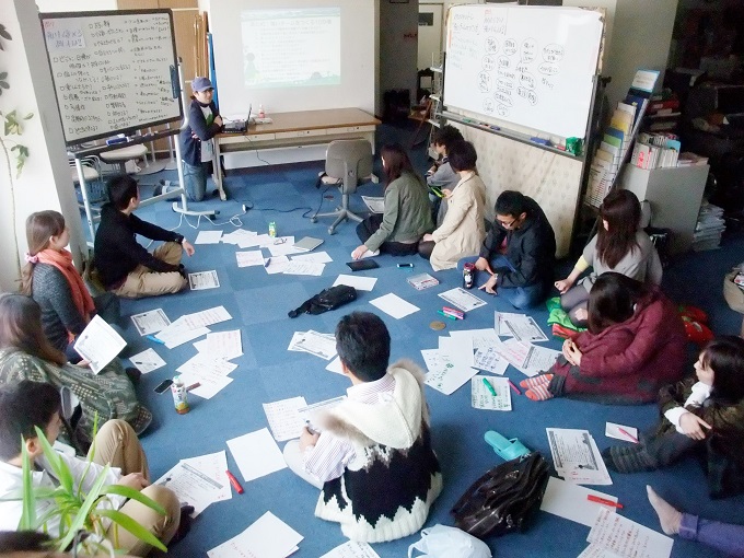 momoレンジャーの活動風景